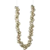 J-Line slinger kerstbal lichtbeige - 160 cm