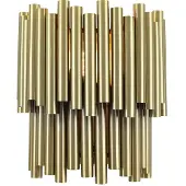 Olucia - JOELLE - Wandlamp - Messing - Vorm: Rechthoek