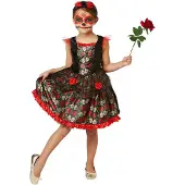 Rubies Dia de los Muertos jurk voor meisjes