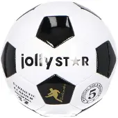 Jollity Jolly Star Voetbal Semi Pro - Voetbal voor Kids - Zwart Wit