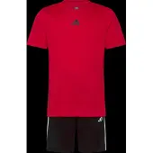 Adidas Trainingspak 'Train Essentials' rood / zwart / wit