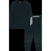Helly Hansen - Kinder thermokleding - K Lifa Merino Set Navy voor Unisex van Wol - Kindermaat 4 jaar - Marine blauw
