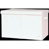 3 Sprouts Aufbewahrungskiste m. Deckel - 63 x 38 x 39 cm - Creme - - One Size - Aufbewahrung