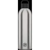 24Bottles Drinkfles 'Clima' zwart / zilver