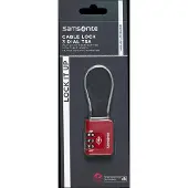 Samsonite TA Revolution Cablelock 3 Dial TSA red