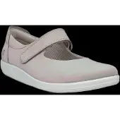 Ecco Soft 2.0 Mary-Jane beige Nubuck - Maat 42