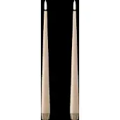 Ester & Erik taper kaars LED 2-pack 14 Pale ginger , 30 cm