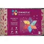 Connetix - Magnetisch Tegels - Regenboog Geometrie Pakket - 30 Stuks - Magnetisch Speelgoed