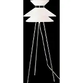Frandsen Vloerlamp Kiku, wit / opaal, Woon-/ Eetkamer, Textiel / Stof / Zijde, Design, vloerlamp