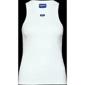 HUGO Top royal blue/koningsblauw / wit