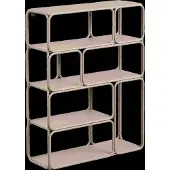 House Nordic Wandrek Lanciano - Metaal Beige - 48x18x64cm