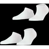 Esprit Uni 2-Pack duurzaam organisch katoen multipack sneakersokken dames wit - Maat 35-38