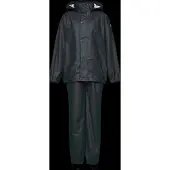 Color Kids Regenkleidung m. Träger - PU - Ebony - - 7 Jahre (122) - Regenkleidung