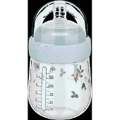 Mepal Mio Babyfles Little Dutch - 165 ml - Anti-koliek - Spiraalontwerp voorkomt verstopping - Siliconen van medische kwaliteit - Forest Friends