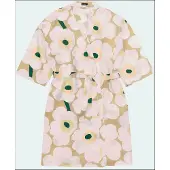 Marimekko Unikko badjas S/M Sand-off white-hay-emerald