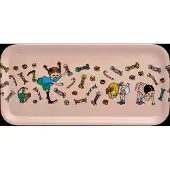 Muurla Pippi dienblad 13x27 cm Candy