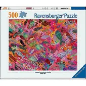 Ravensburger Vis in Fuchsia: 500-delige puzzel
