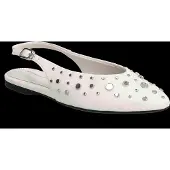 Tamaris Ballerina met riempjes zilver / wit