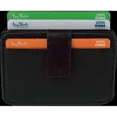 Tony Perotti Furbo EVO RFID leren Pasjeshouder met bankbiljetvak - Zwart