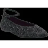 Tamaris Ballerina met riempjes grijs / zwart