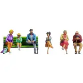 Noch 44521 Z Zittende mensen figuren Kant-en-klaar model