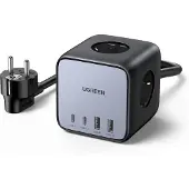 UGREEN DigiNest Cube USB-oplader 65 W Randaarde stopcontact, 2x USB-A, 2x USB-C USB PD 2.0, USB PD 3.0, PPS, QC 2.0, QC