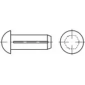 Toolcraft TO-5454642 Halfronde kerfnagel 2 mm 500 stuk(s)