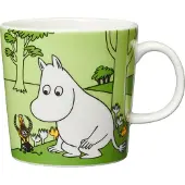 Arabia Moomin mok Groen gras