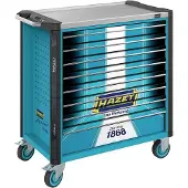 Hazet 179NXL-8S1 Werkplaatswagen Kleur (specifiek): Blauw, Zwart
