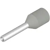 Weidmuller 2091010000 Adereindhulzen 0.75 mm² Deels geïsoleerd Grijs 500 stuk(s)