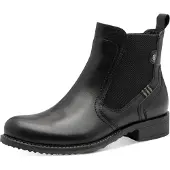 Tamaris Chelsea boots zwart
