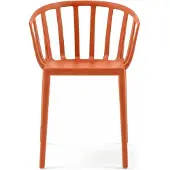Kartell Venice Stoel - Set van 2 Mat | Rust Orange
