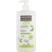 Cattier Kids 2 in 1 Douche Shampoo Lichaam en Haar - Groene appel 500 ml Shampoo