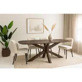LivingFurn - Eetkamertafel Lissabon - 100x210x76cm