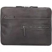 Pride And Soul Terra Schrijfmap Leer 34 cm grijs