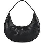 GUESS schoudertas Petra Hobo Black zwart