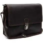 The Chesterfield Brand schoudertas Lunor Flapoverbag Brown bruine