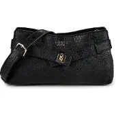 GUESS schoudertas Ella Logo Girlfriend Crossbody Black Logo zwart