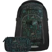 Coocazoo Mate Schooltas set zwart