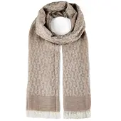 Etienne aigner Casual Sjaal 190 cm beige