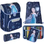 Scooli schooltas EasyStart Schulranzen-Set 5-delig Frozen donkerblauw