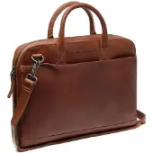 The Chesterfield Brand Tilbury Koffer Leer 39 cm Laptop compartiment bruin