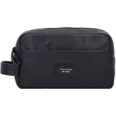 Piquadro Harper Toilettas Leer 23 cm zwart