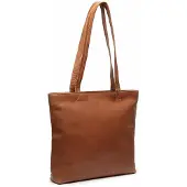 The Chesterfield Brand Alveron Shopper - met 14" laptopvak - cognac