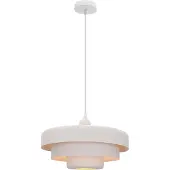 Olucia - MEREDITH - Hanglamp - Wit - Vorm: Rond