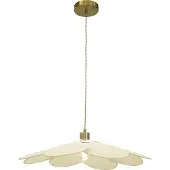 Olucia - NENA - Hanglamp - Crème / Messing - Vorm: Overig