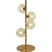 Olucia - REMO - Tafellamp - Groen / Messing - 4L - Vorm: Rond
