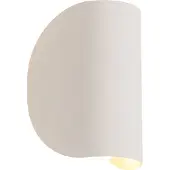 Olucia - SALOMON - Wandlamp - Wit - Vorm: Ovaal