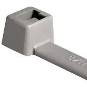 Hellermanntyton 116-08018 T80R-PA66-GY Kabelbinder Grijs 100 stuk(s)