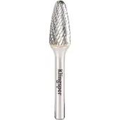 Klingspor Fraise lime carbure ogive D. 6 x 18 x 6 mm x Denture : 6 - HF 100 F - 295971